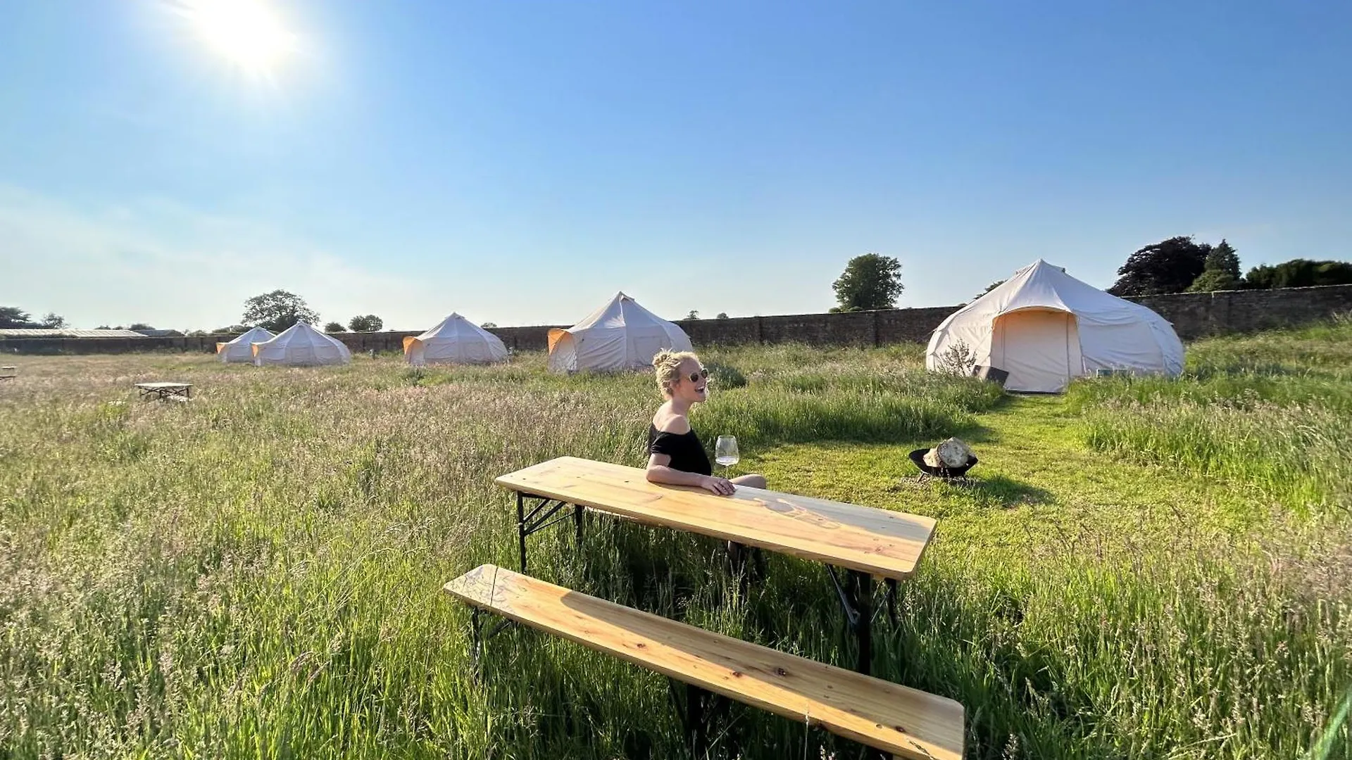 Campo de lujo Hotel Thirsk Hall Glamping