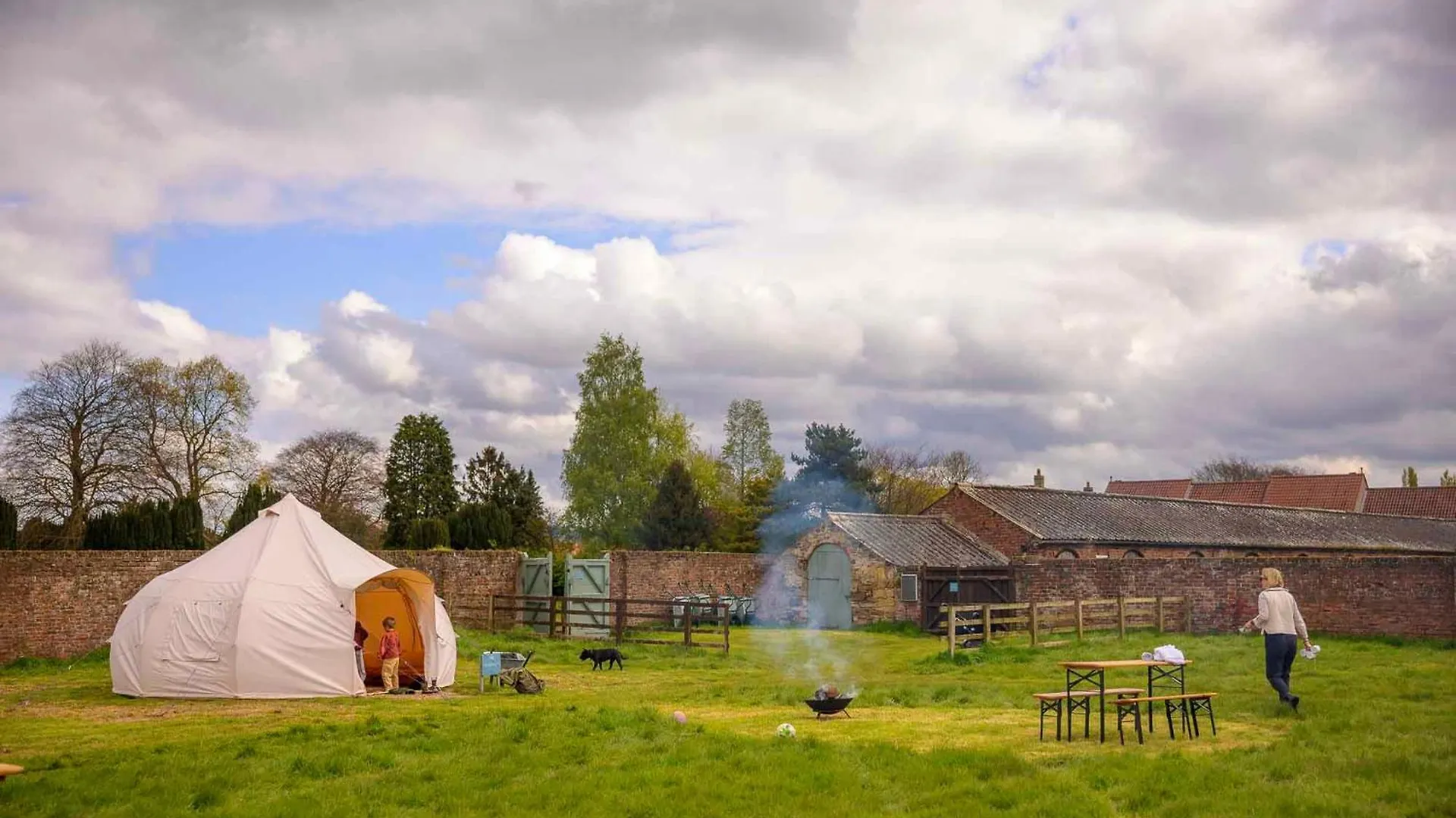 Campo de lujo Hotel Thirsk Hall Glamping